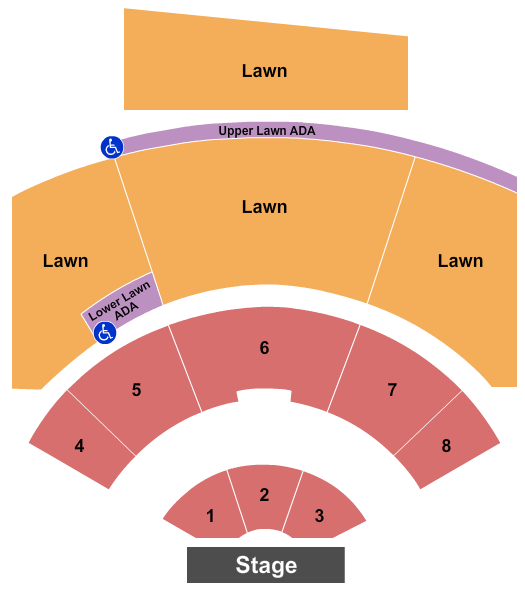 Walmart Arkansas Music Pavilion Walmart AMP Seating Chart
